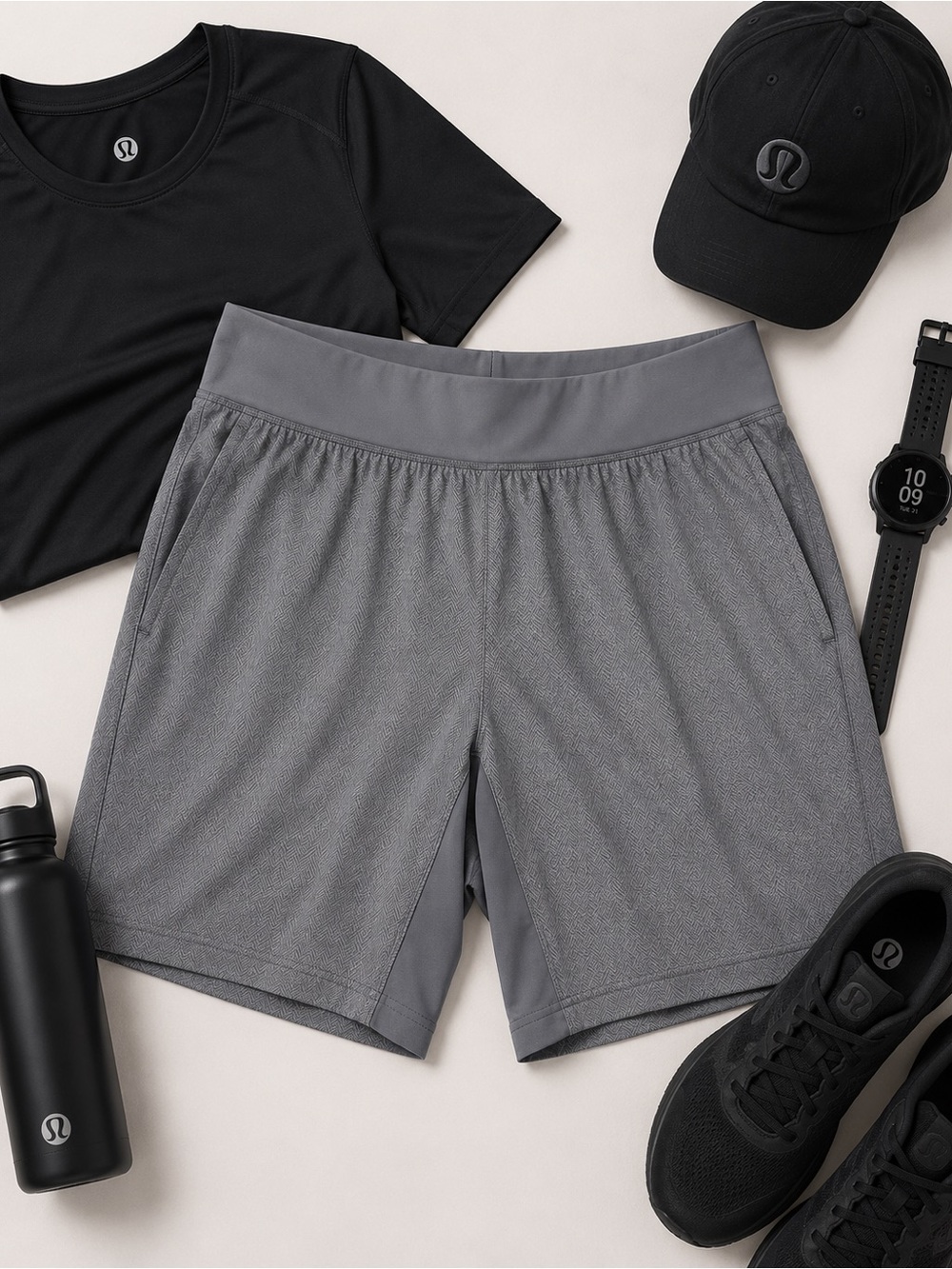 Lululemon surge 7” Athletic Shorts - Gray
